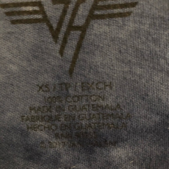 Blue Tie Dye Van Halen Whiskey A Go-Go Tee - Picture 5 of 9